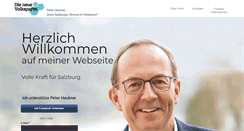 Desktop Screenshot of peterhaubner.at